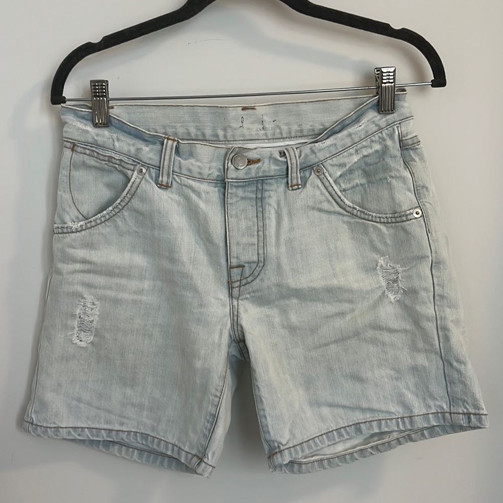 Light Denim “Bermuda” Shorts